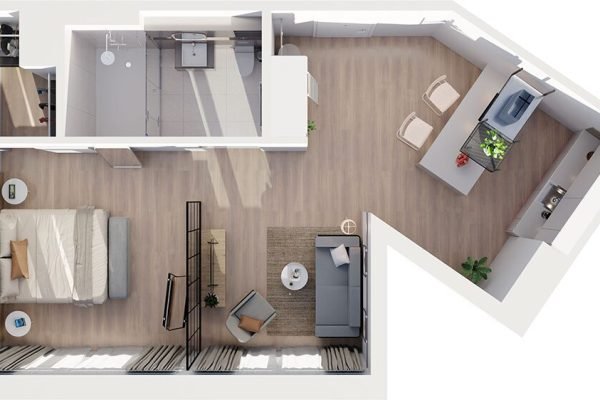 Living Concept 22 roomplan-furnished-apartment-hamburg-hammerbrook-spacious